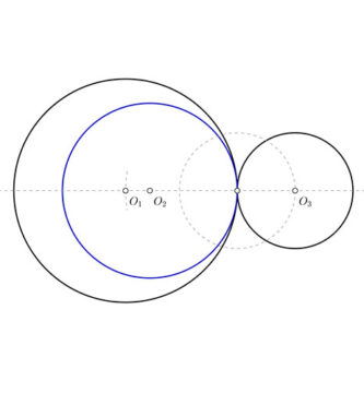 Problemas de circunferencias tangentes para primero de bachillerato