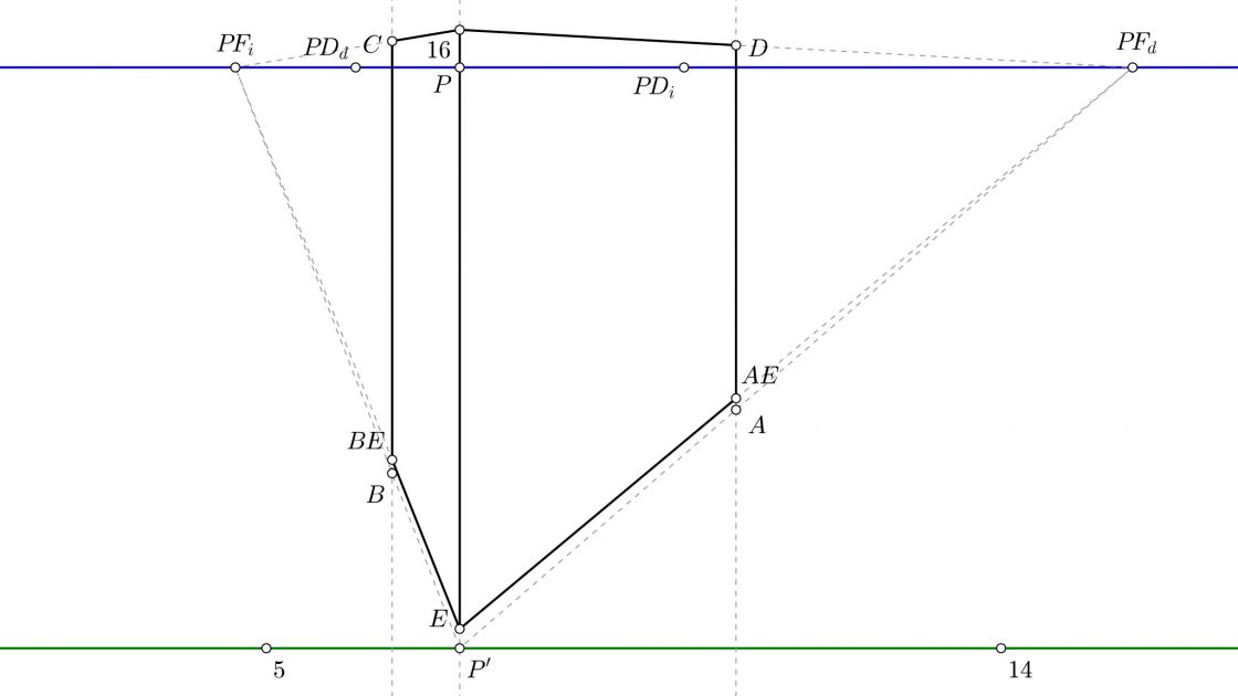 Ejercicios resueltos de perspectiva cónica oblicua