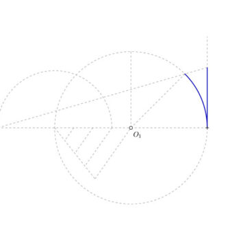 Como rectificar un arco menor de 90 grados