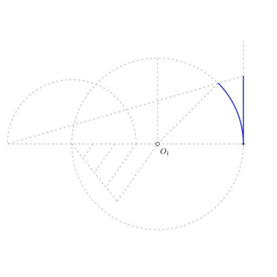 Como rectificar un arco menor de 90 grados