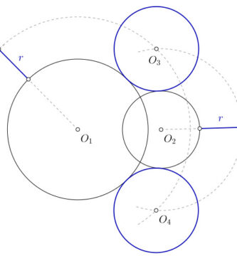 Circunferencias tangentes conocido el radio