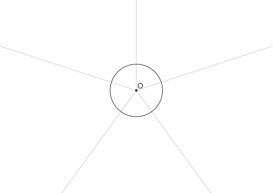 Dibujar N circunferencias tangentes entre si externas a una circunferencia