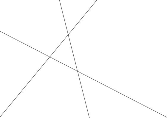 Cómo dibujar las circunferencias tangentes a tres rectas que se cortan (parte 2, circunferencias exteriores)