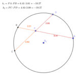 Inversión en geometría, definición y problemas resueltos