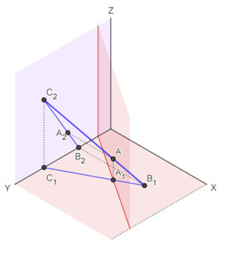 Casos particulares de intersecciones entre rectas y planos en el sistema diédrico