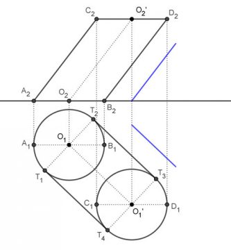 Ejercicios resueltos de conos y cilindros en sistema diédrico