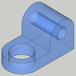 Figuras 3D para ejercicios de vistas diédricas, normalización, acotación y secciones (Nc)