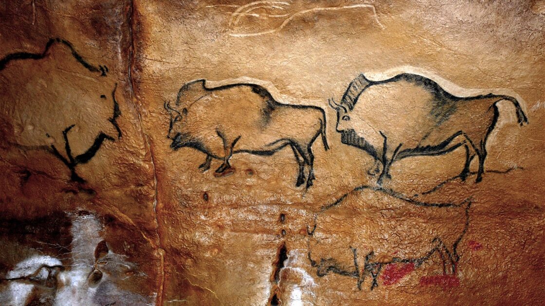 Pinturas rupestres en la Cueva de Altamira (Cantabria)