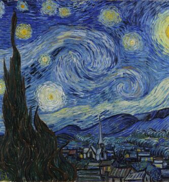 Noche estrellada de Van Gogh. Postimpresionismo