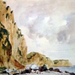 Romanticismo en el arte. Eugene Delacroix. Costa de Etretat