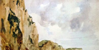 Romanticismo en el arte. Eugene Delacroix. Costa de Etretat